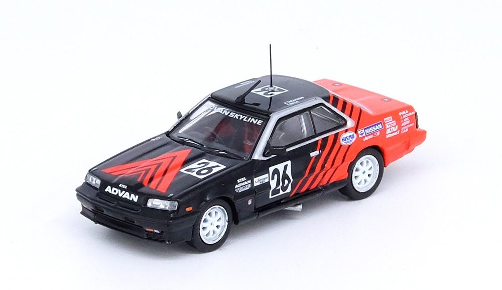 NISSAN SKYLINE 2000 Turbo RS-X (HR31) #26 "ADVAN" JTCC 1987 Kenji Takahashi / Takao Wada - IN64-R30-AD87