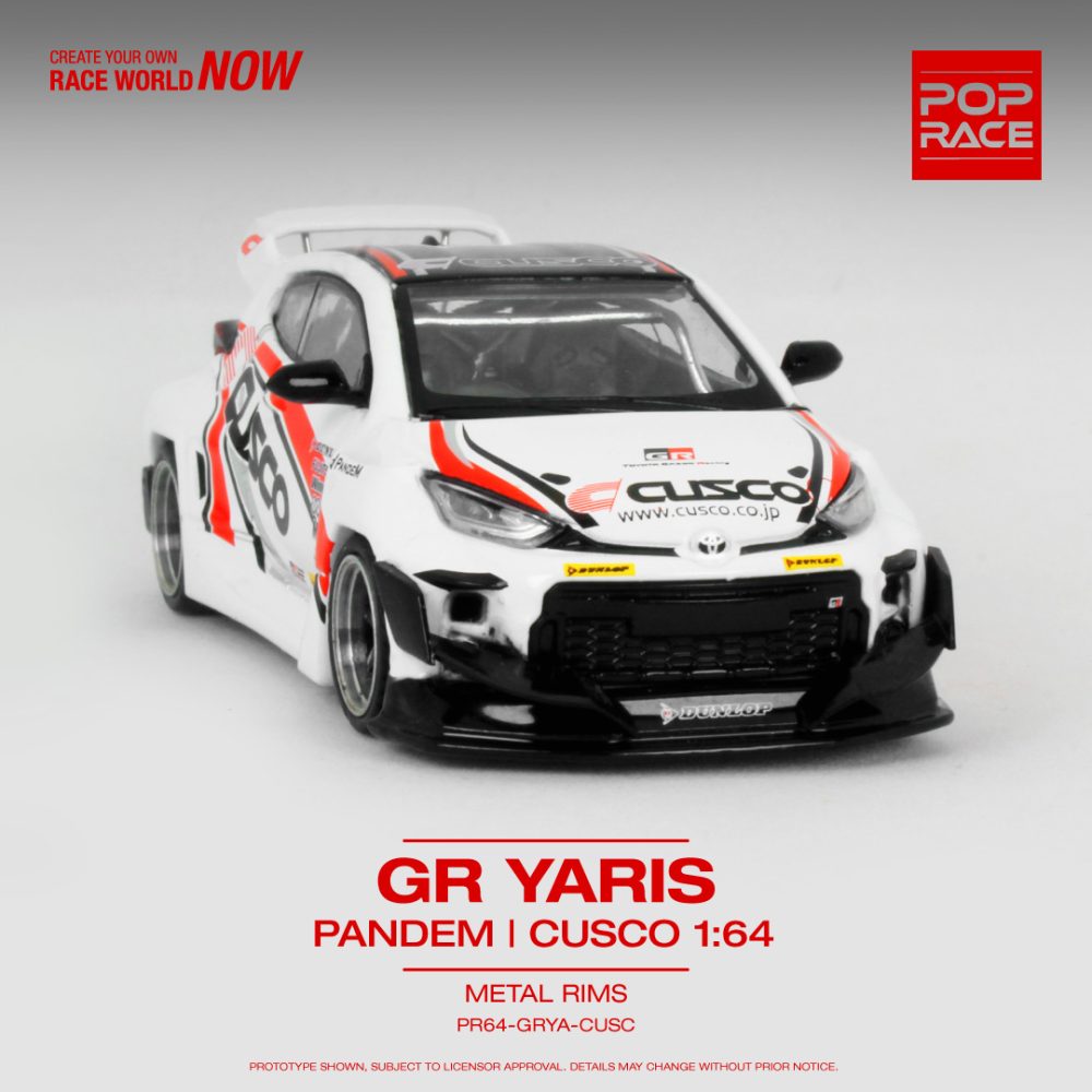 Pandem Toyota GR Yaris CUSCO - PR64-GRYA-CUSC