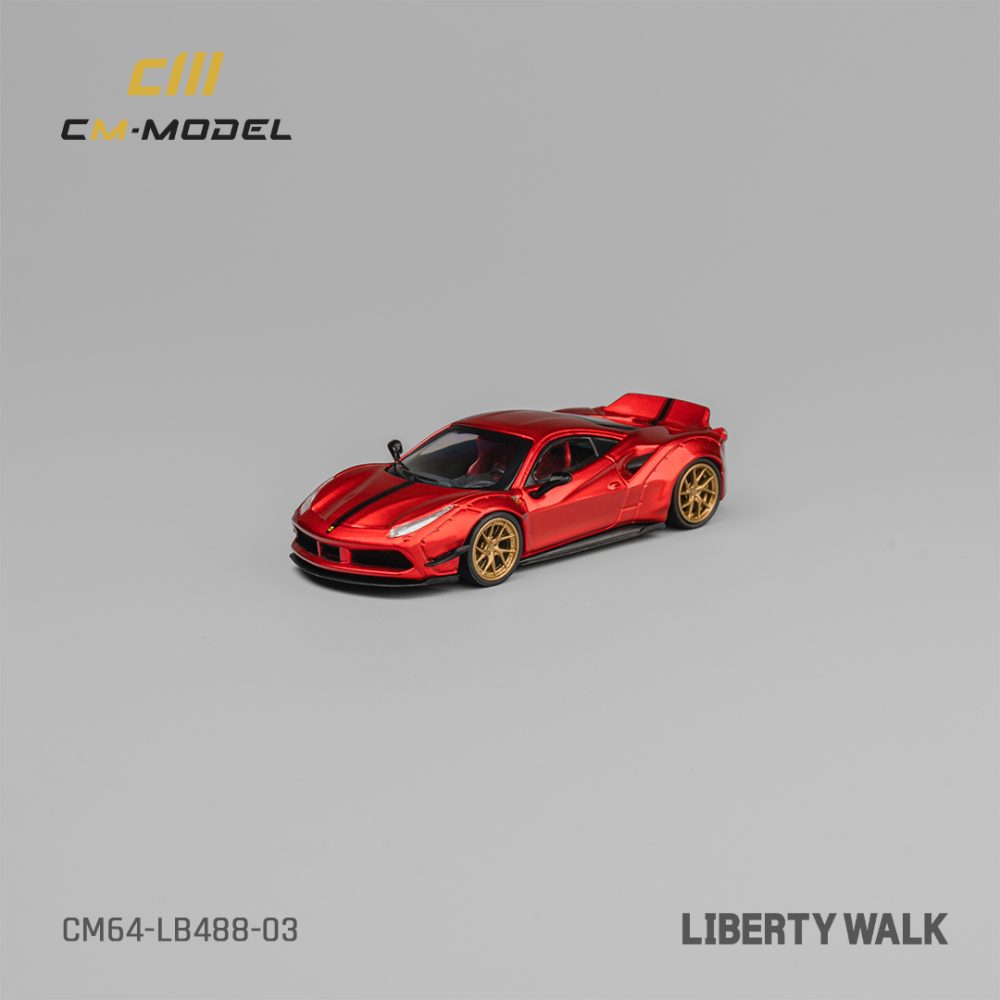LBWK 488 Widebody Metallic Red - CM64-LB488-03