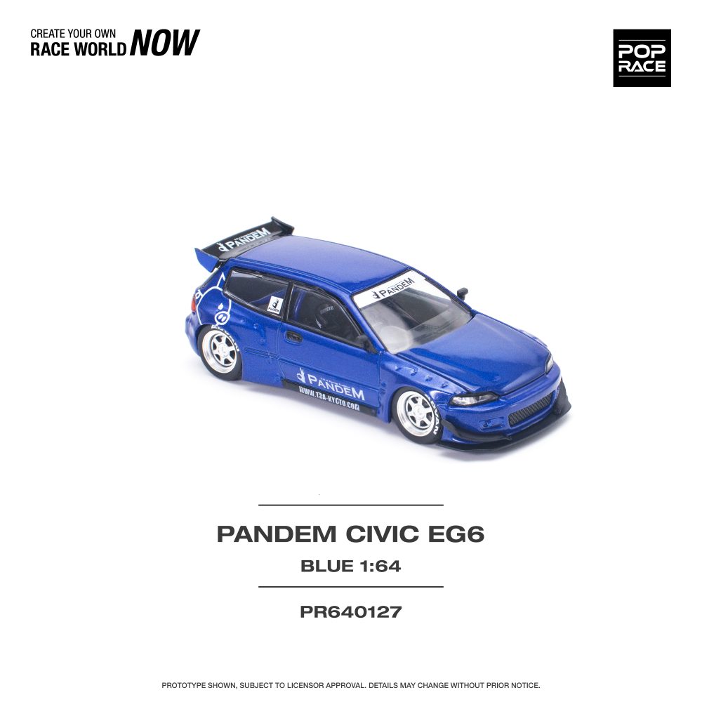 Honda Civic EG6 Pandem v1.5 Metallic Blue - PR64-0127