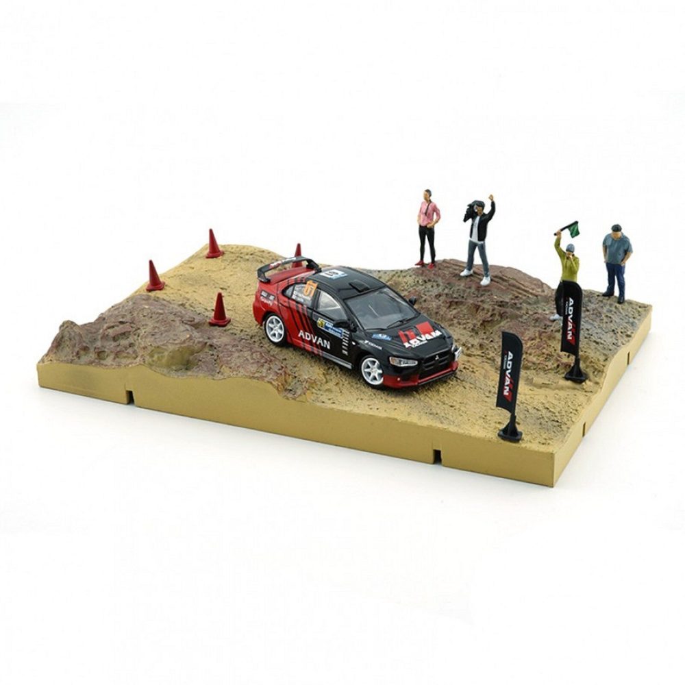 Rally Diorama Mitsubishi Lancer Evo X Advan - 64B0248