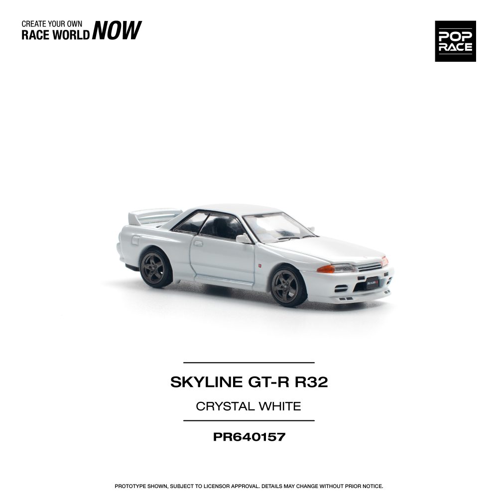 Nissan Skyline GT-R R32 Crystal White - PR64-0157