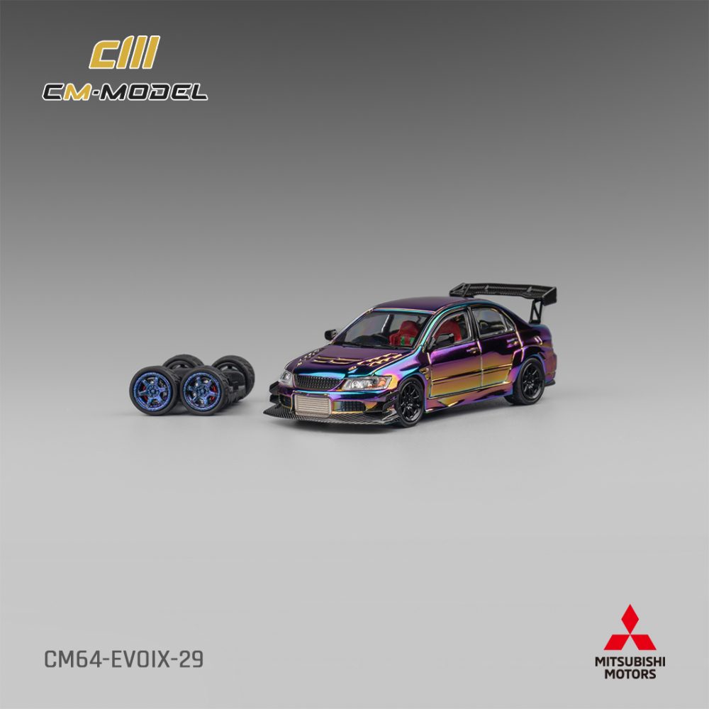 Mitsubishi Lancer Evo IX Widebody Chrome - CM64-Evoix-29