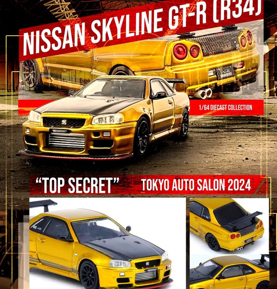 Nissan Skyline GT-R (R34) "Top Secret" Tokyo Auto Salon - IN64-R34TS-MDX24