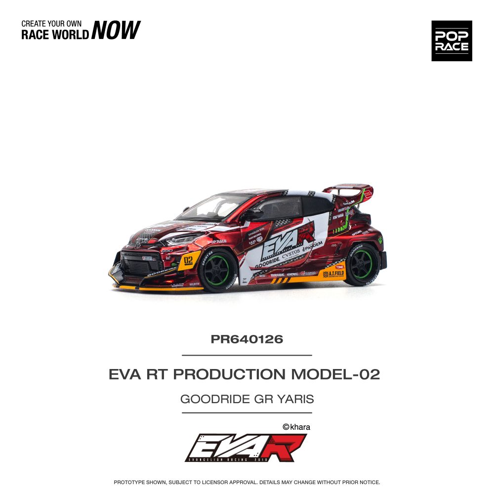 Pandem Toyota GR Yaris Eva RT Production Model-02 Goodride Livery - PR64-0126