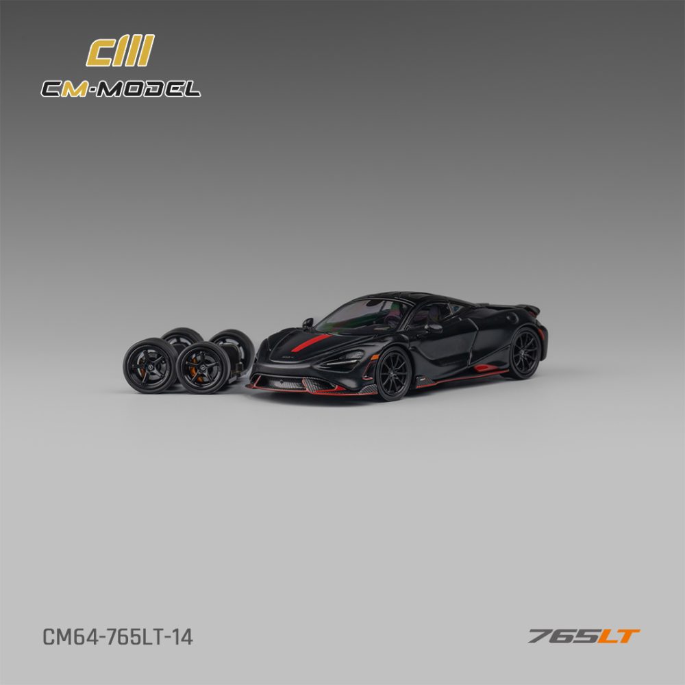 Mclaren 765LT Matte Black - CM64-765LT-14