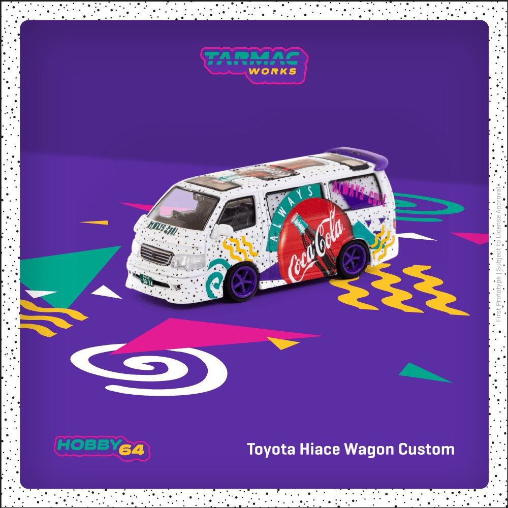 Toyota Hiace Wagon Custom Coca-Cola Delivery Van - T64-078-CC