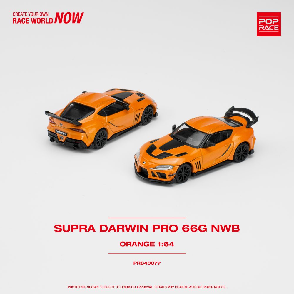 Toyota Supra Darwin Pro 66G Orange - PR64-0077