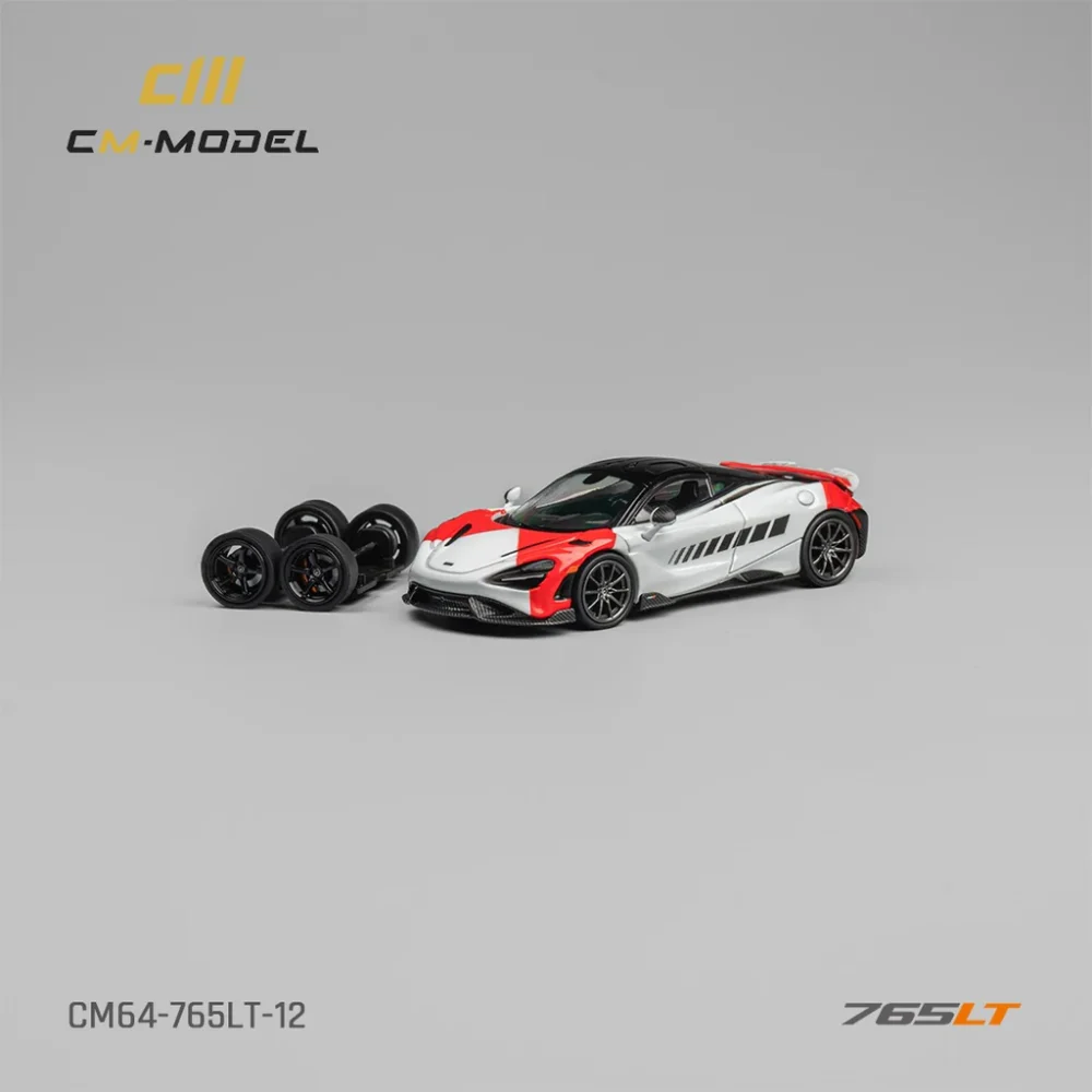 Mclaren 765LT Red/White - CM64-765LT-12