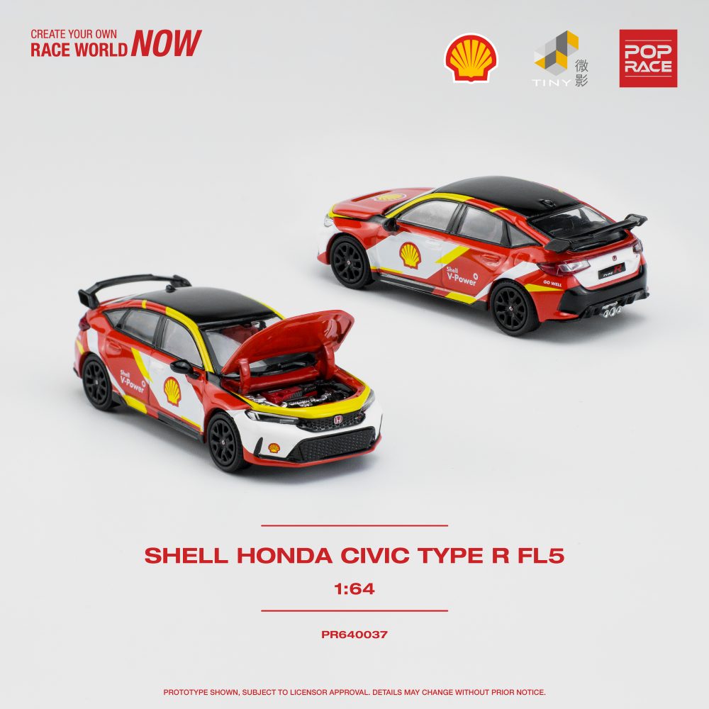 Honda Civic Type R FL5 Shell Pop Race x Tiny - PR64-0037