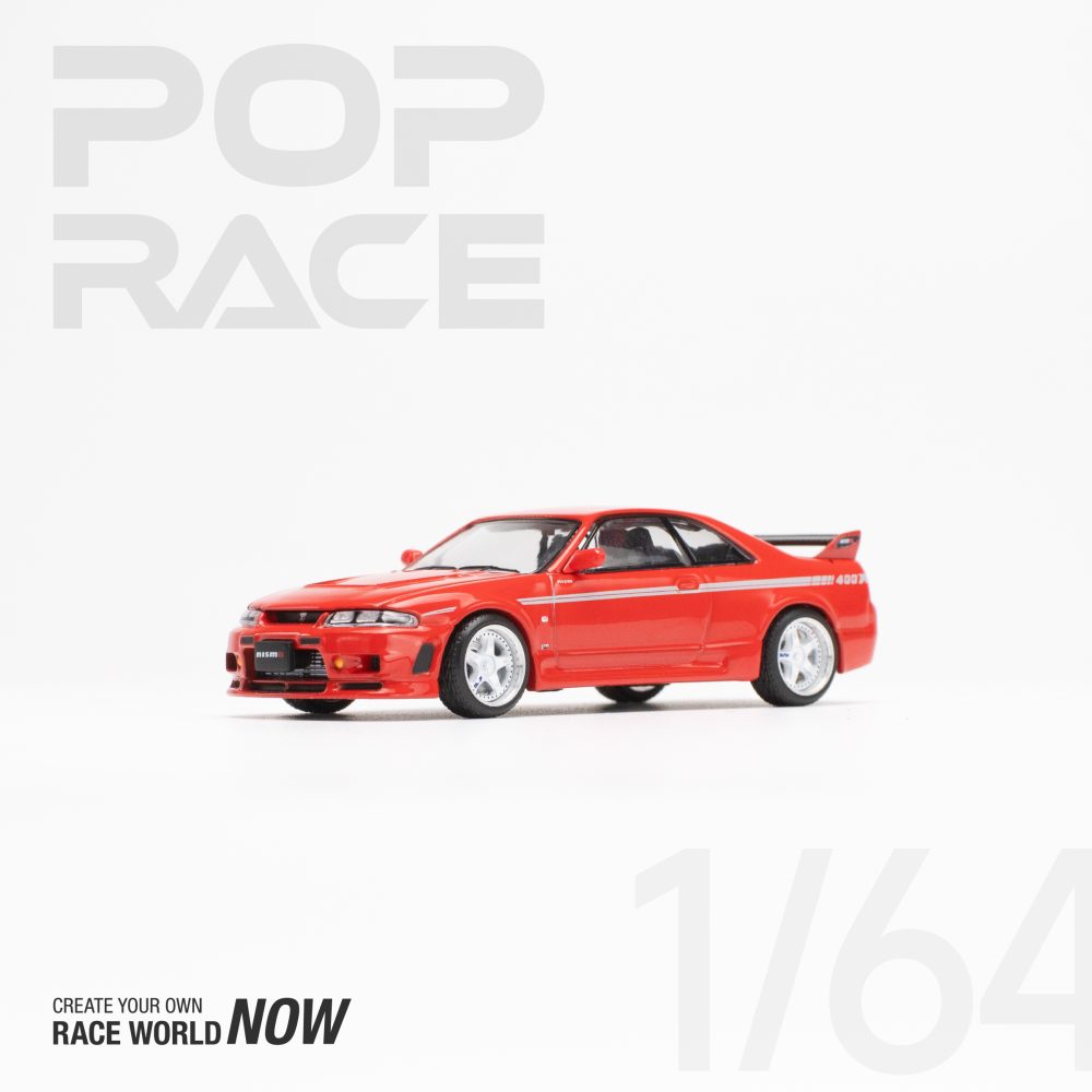 Nissan Skyline GT-R R33 400R Red - PR64-0091