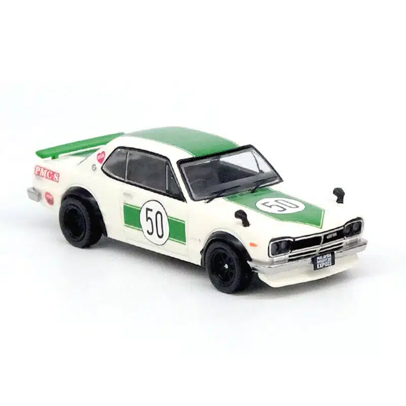 Nissan Skyline 2000 GT-R (KPGC10) White Malaysia Special Edition - IN64-KPGC10-MDX23WH
