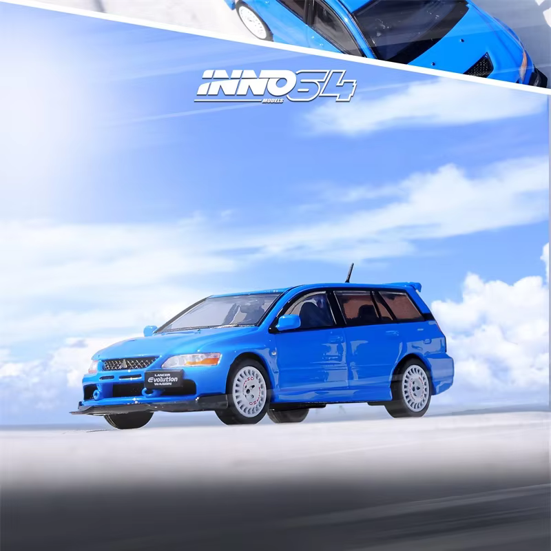 Mitsubishi Lancer Evo IX Wagon Blue - IN64-EVO9W-BLU
