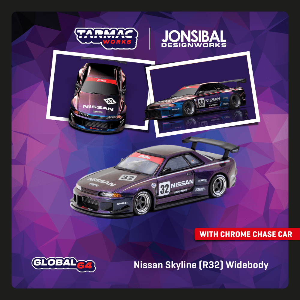 Nissan Skyline (R32) Widebody Midnight Purple - T64G-061-MP