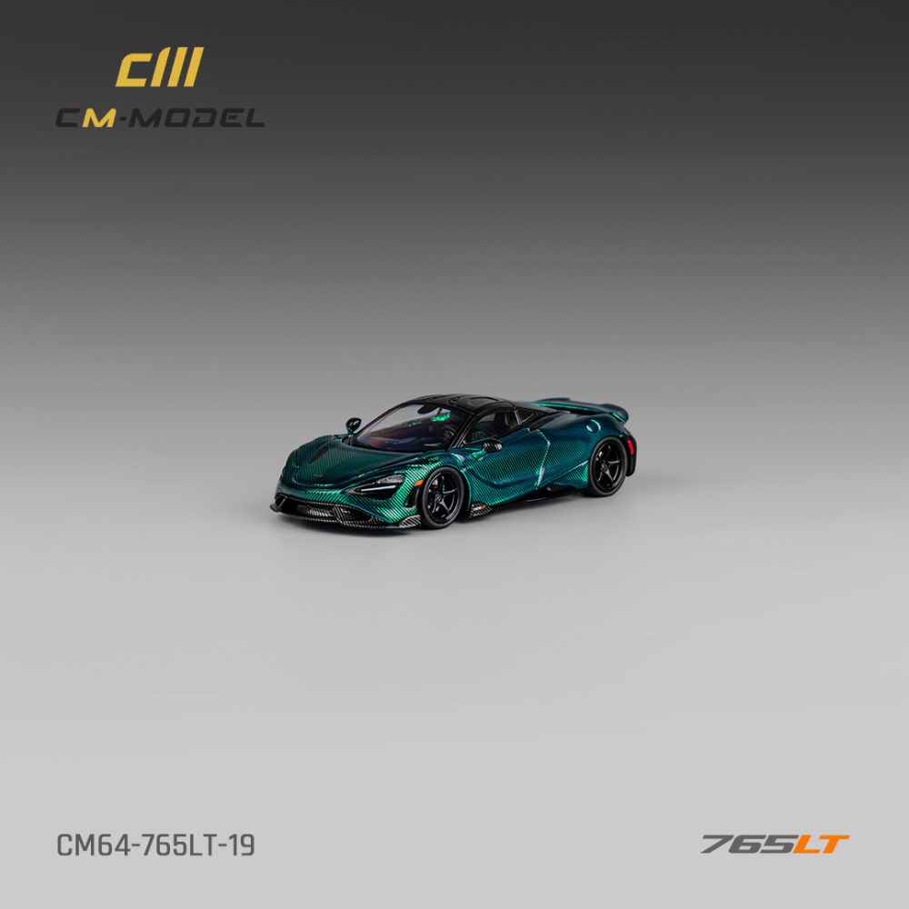 Mclaren 765LT Chrome Green Full Carbon - CM64-765LT-19