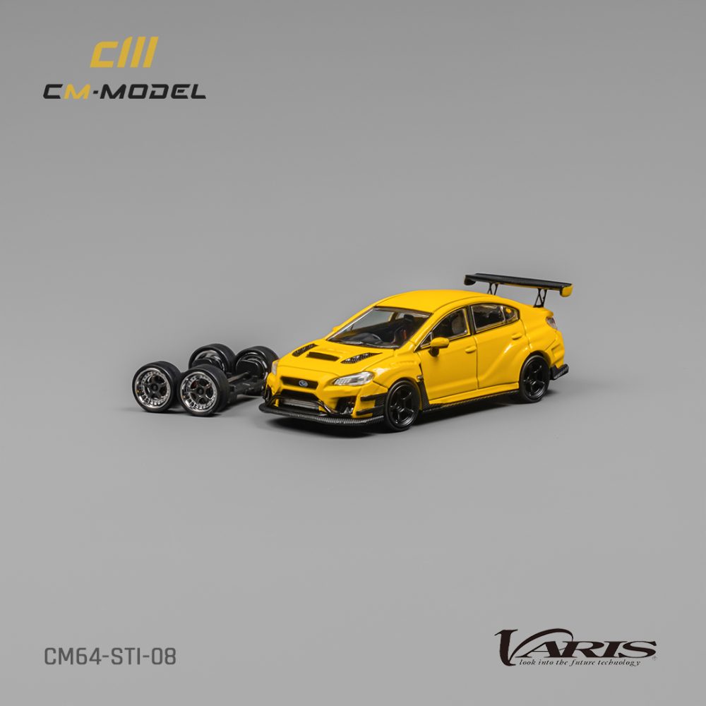 New Arrival -  Subaru STI Varis Widebody 1.0 Yellow - CM64-STI-08