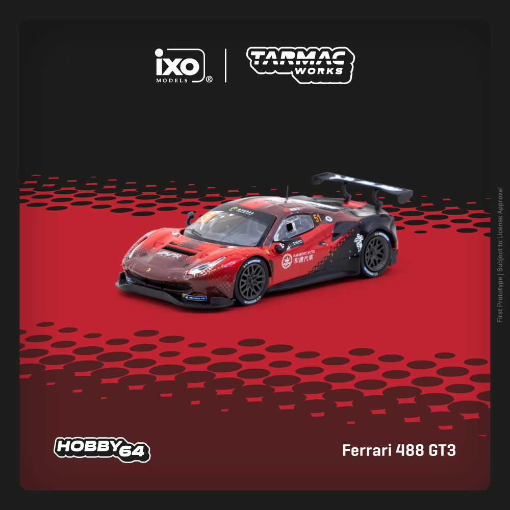 Ferrari 488 GT3 Macau GP Cup 2022 Harmony Racing Chen Weian - T64-072-22MGP51