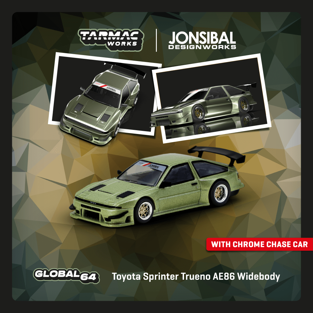 Toyota Sprinter Trueno AE86 Widebody Green - T64G-060-GR
