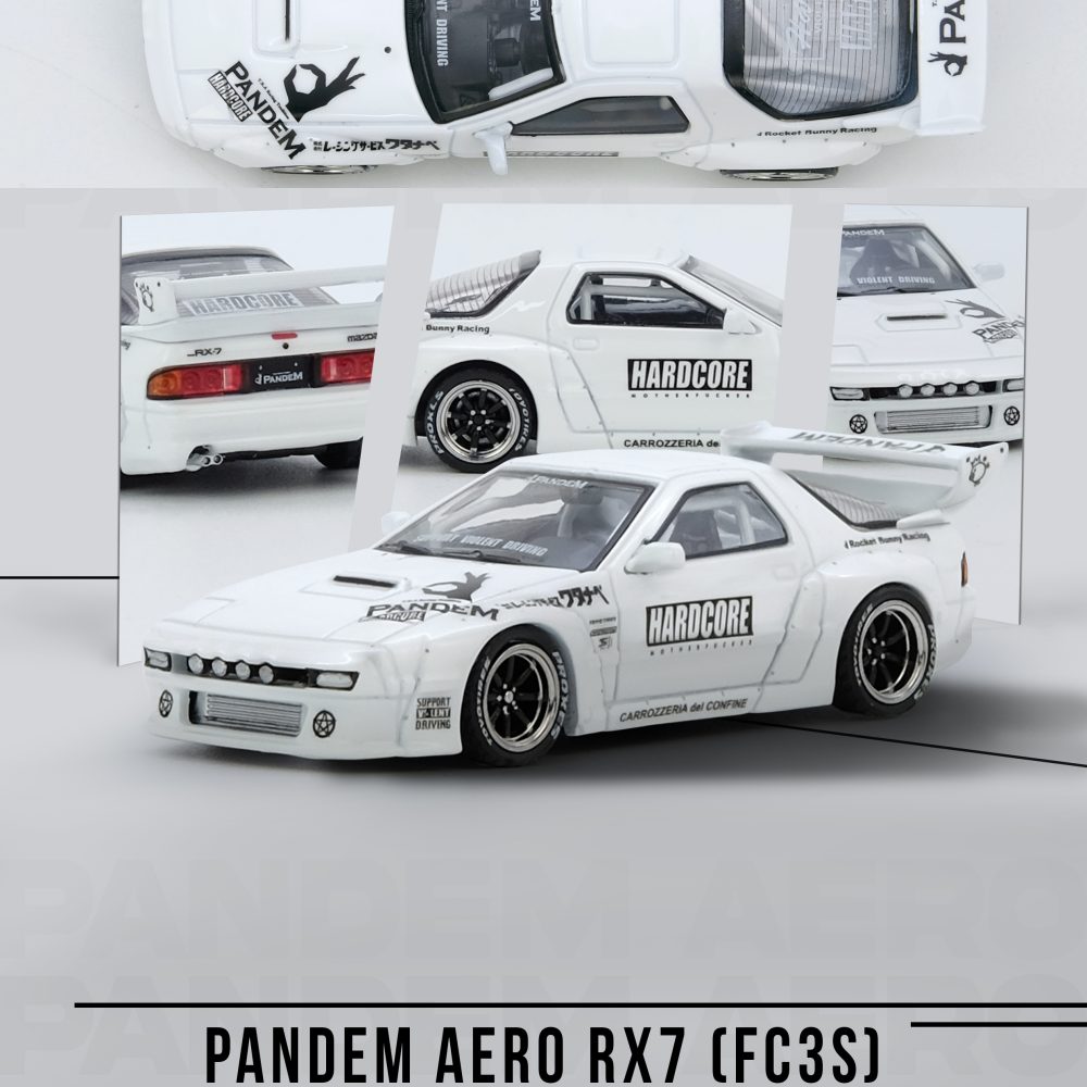 Mazda RX7 (FC3S) "PANDEM AERO" Widebody Kit - IN64-RX7FCP-WHI1
