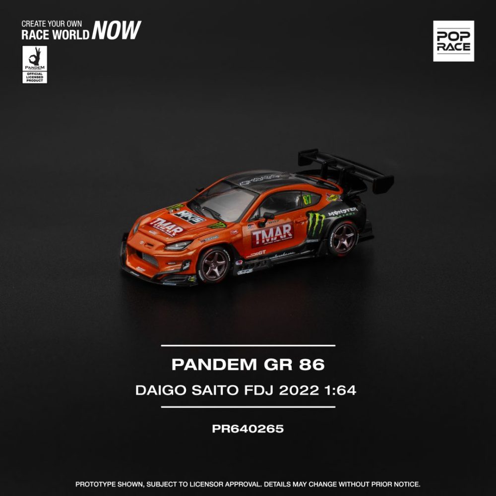 Pandem Toyota GR86 Daigo Saito Formula Drift Japan 2022 - PR64-0265