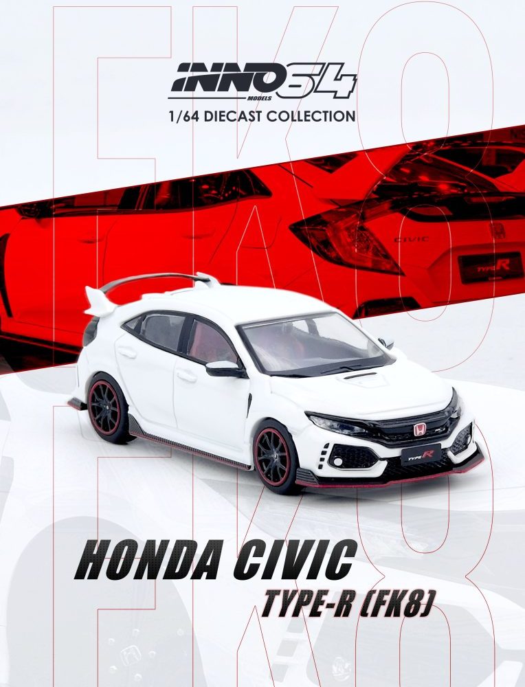 Honda Civic Type R (FK8) White - IN64-FK8-WHI