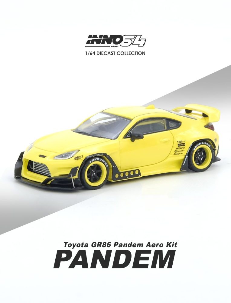 New Arrival - Pandem Toyota GR86 Yellow - IN64-GR86P-YL