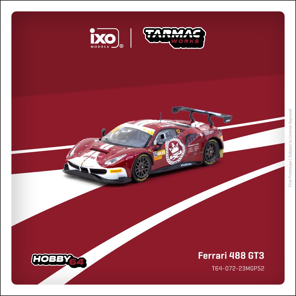 Ferrari 488 GT3 Macau GT Cup - FIA GT World Cup 2023 Harmony Racing Chen Weian - T64-072-23MGP52