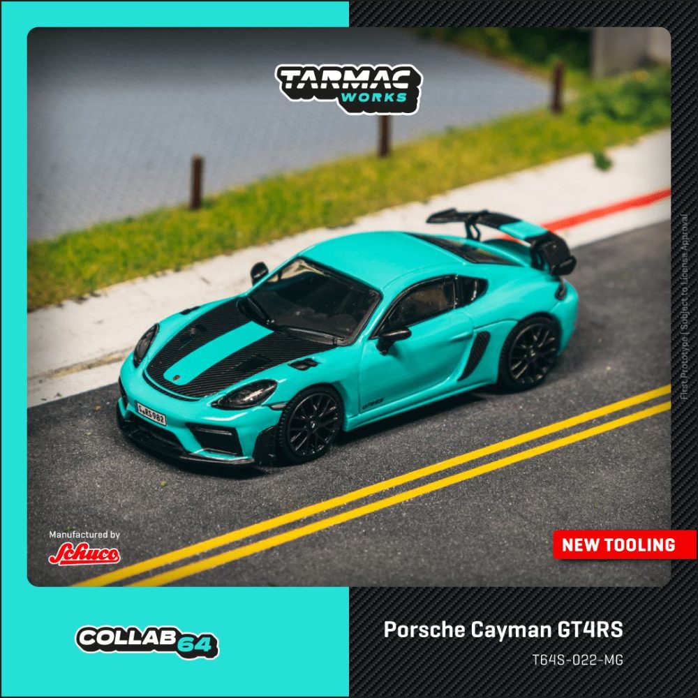 (Pre-Order) Porsche Cayman GT4RS Mint Green