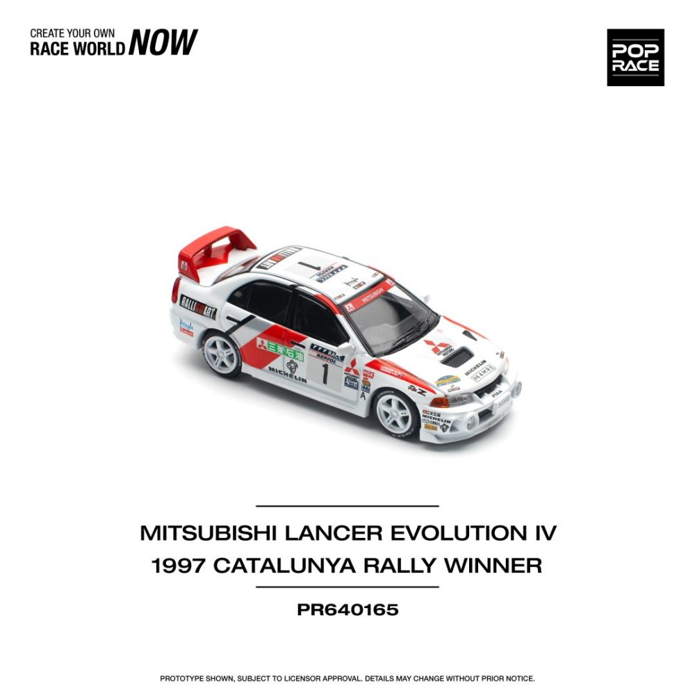 Mitsubishi Lancer Evolution IV - Winner, Rally De Catalunya 1997 - PR64-0165