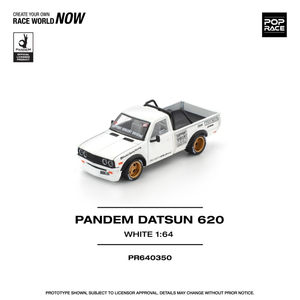 Pandem Datsun 620 White - PR64-0350