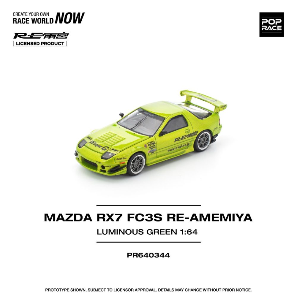 (Pre-Order) Mazda RX-7 FC3S RE-AMEMIYA Luminous Green