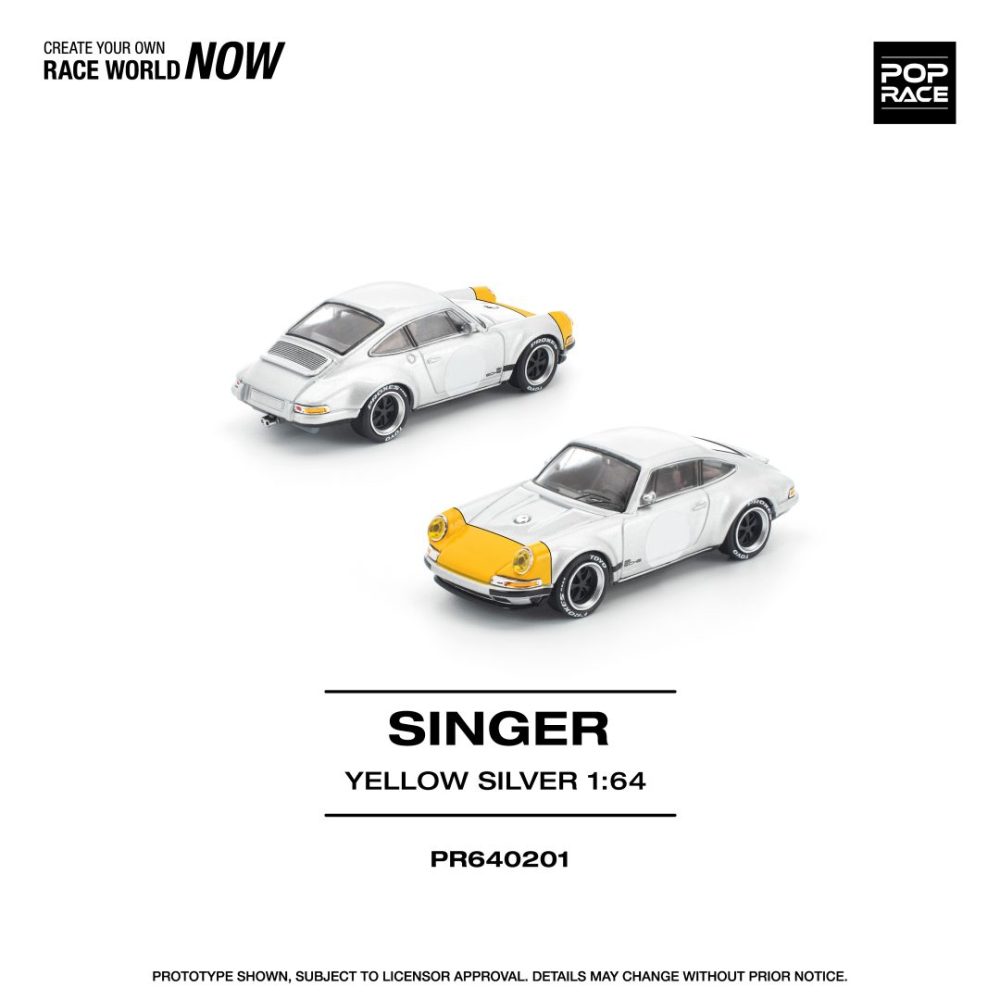 (Pre-Order) Singer  911 SCCS Homage Yellow/Silver
