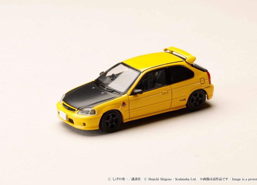 (Pre-order) Honda CIVIC (EK9) Todojuku / INITIAL D Tomoyuki Tachi VS Takumi Fujiwara Re-Release with Collectable Cards