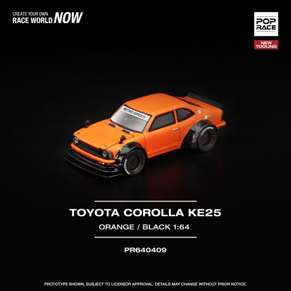 (Pre-Order) Toyota Corolla KE25 Orange