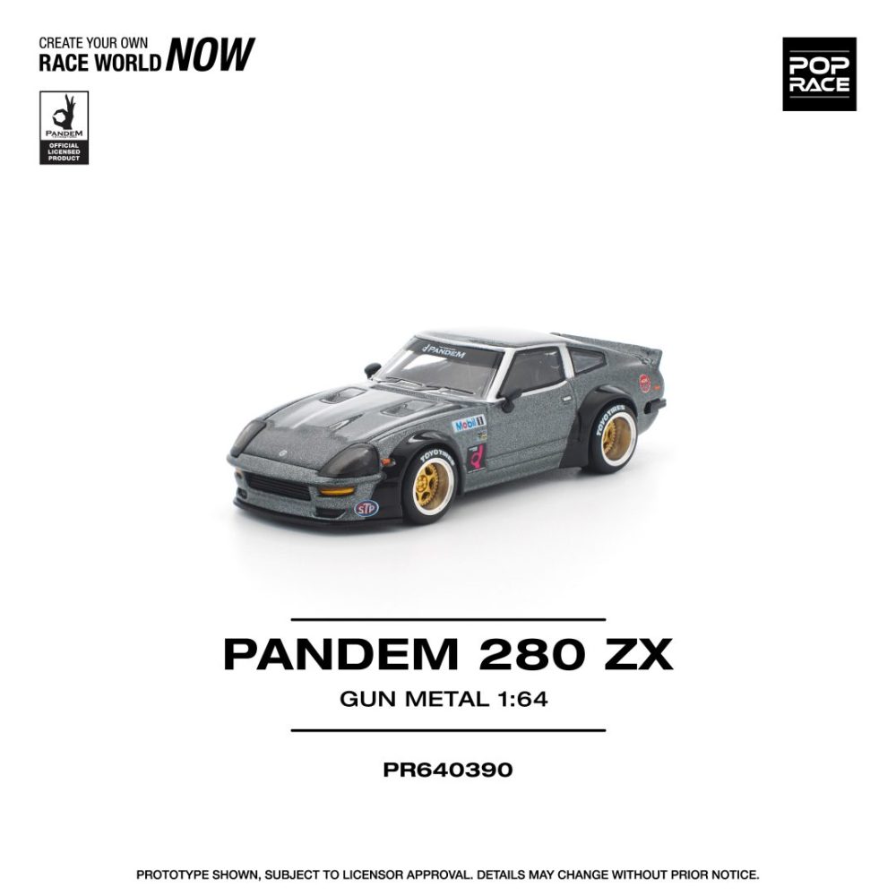 (Pre-Order) Pandem Nissan 280ZX Gun Metal Gray