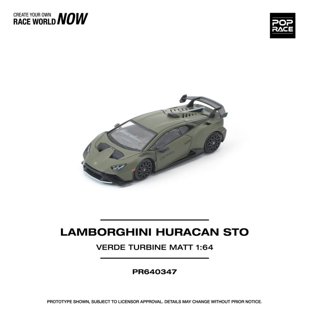(Pre-Order) Lamborghini Huracan STO Verde Turbine Matt