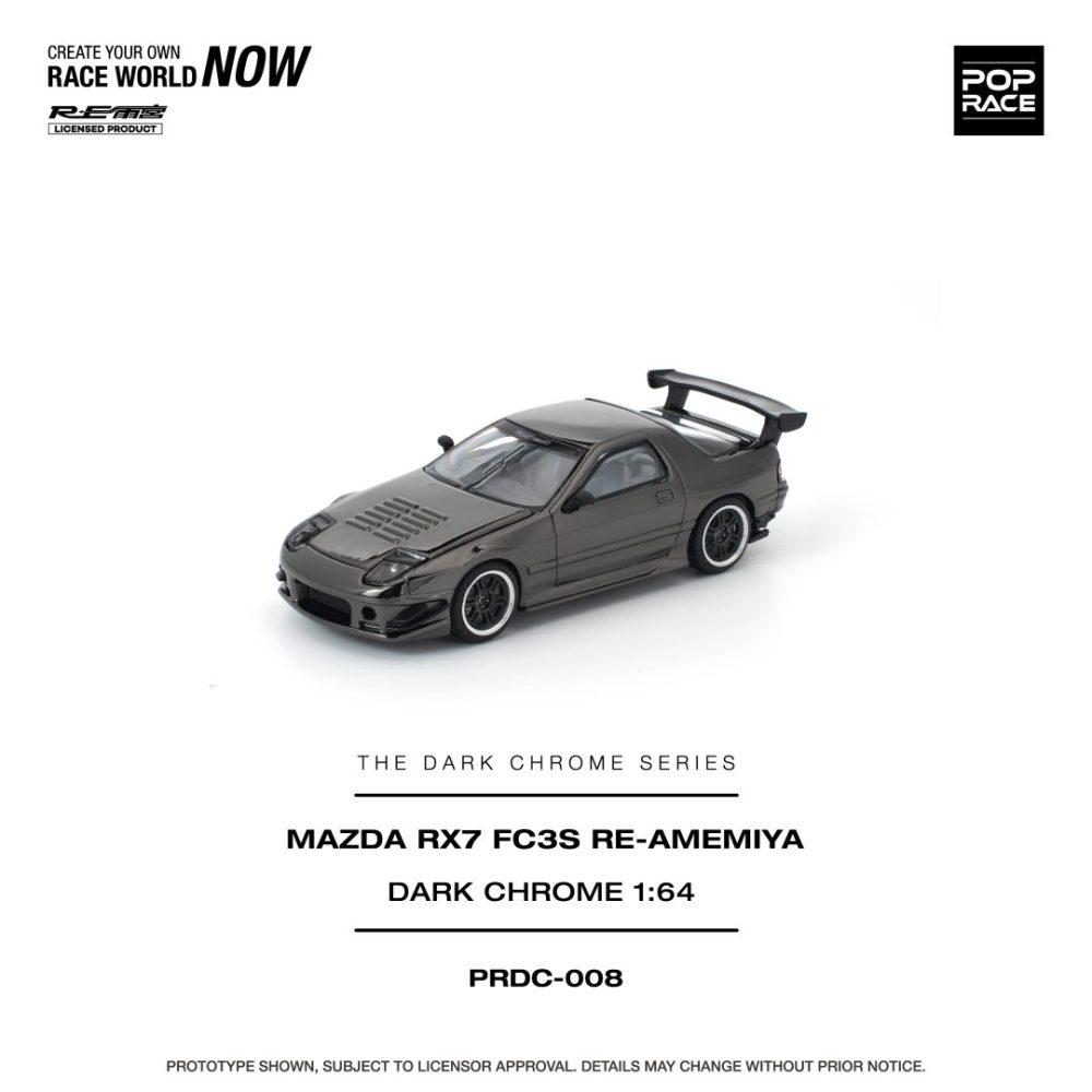 (Pre-Order) Mazda RX-7 FC3S RE-AMEMIYA Dark Chrome