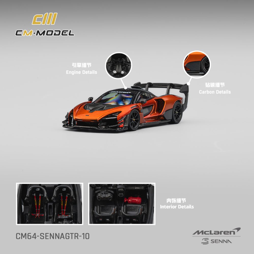 (Pre-Order) Mclaren Senna GTR Volcano Orange