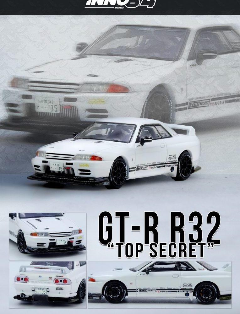Top Secret Nissan Skyline VR32 GT-R White - IN64-VR32TS-WHITE