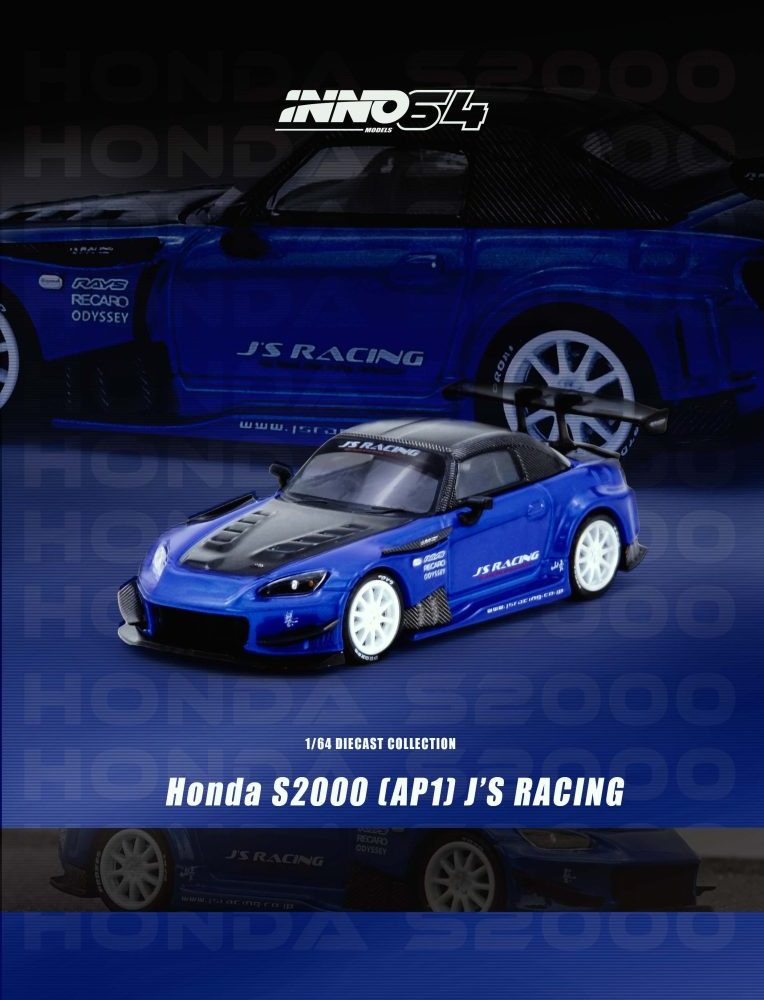 Honda S2000 J'S RACING Blue - IN64-S2000JS-BLUE