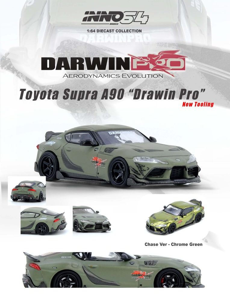 Toyota Supra A90 Darwin Pro Matt Green - IN64-A90DP-MATGR