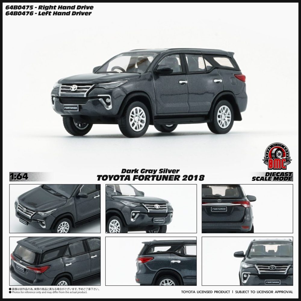 Toyota Fortuner 2018 Dark Gray Silver (RHD) - 64B0475