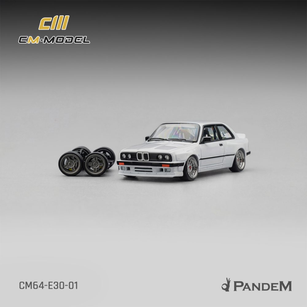 New Arrival -  Pandem BMW M3 E30 Pearl White - CM64-E30-01