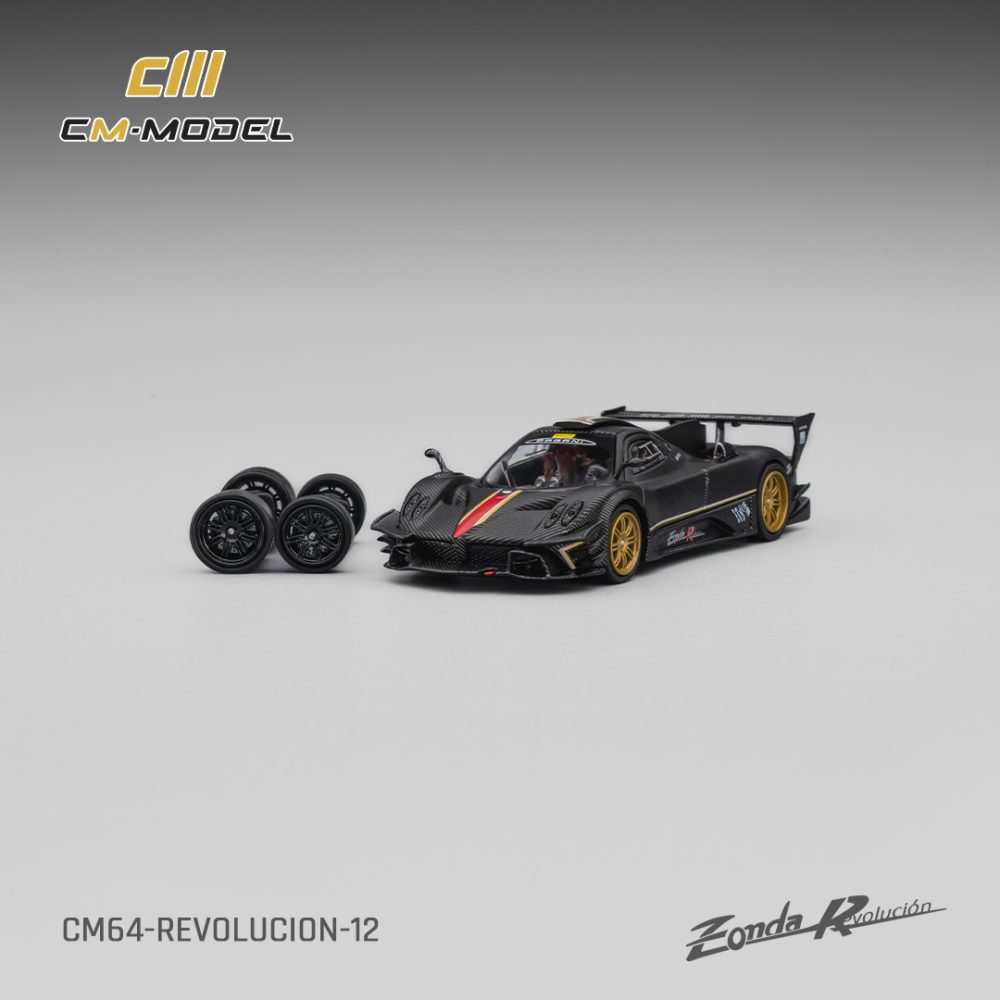 New Arrival -  Pagani Zonda Revolucion (Complimentary Nürburgring Lap Time Model-Specific Decal) - CM64-Revolucion-12