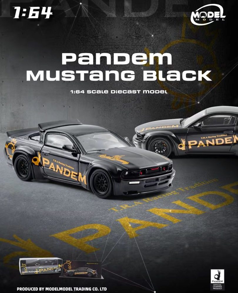 Pandem Ford Mustang Black - MM64-PM-002