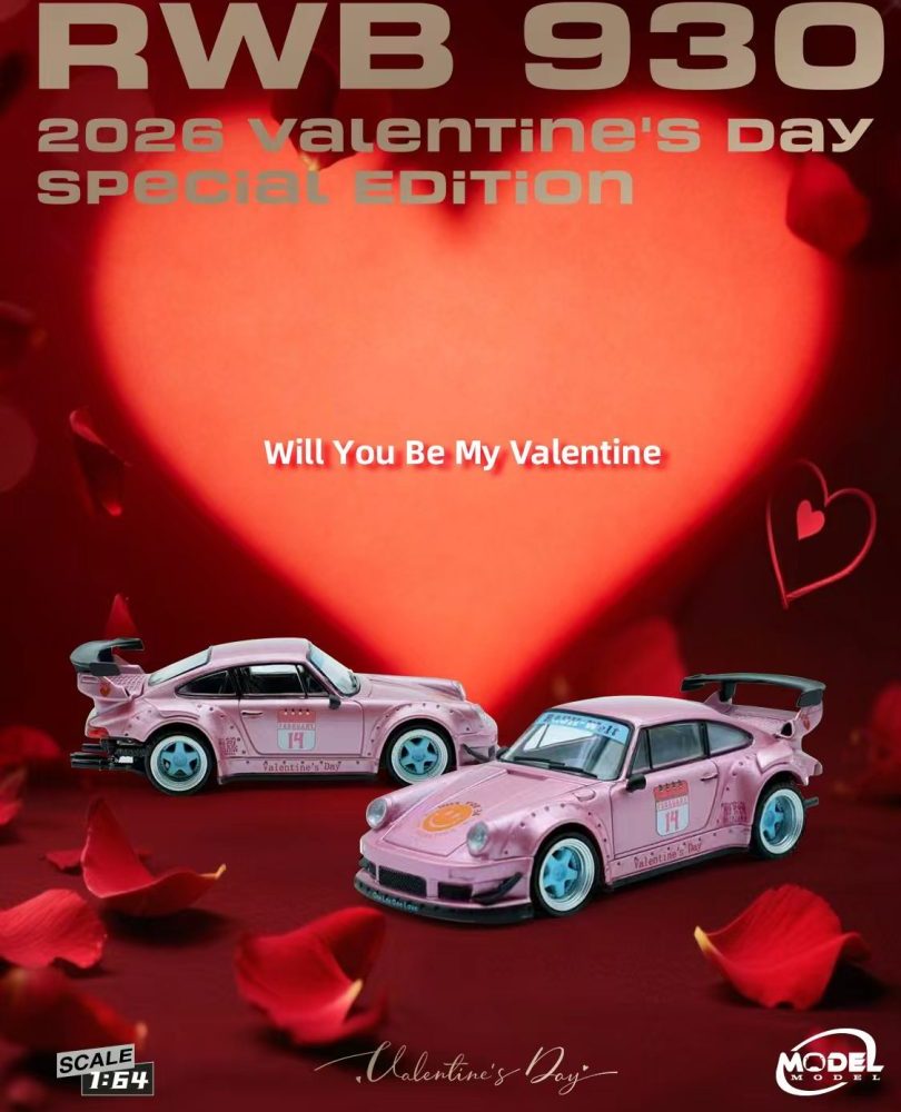 RWB Porsche 930 Valentine's Day Edition - MM64-RWB930-Valentine2026