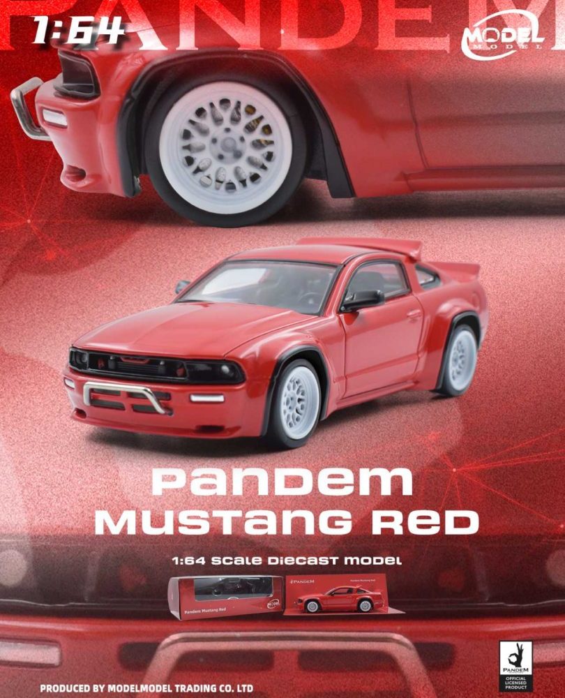 Pandem Ford Mustang Red - MM64-PM-001