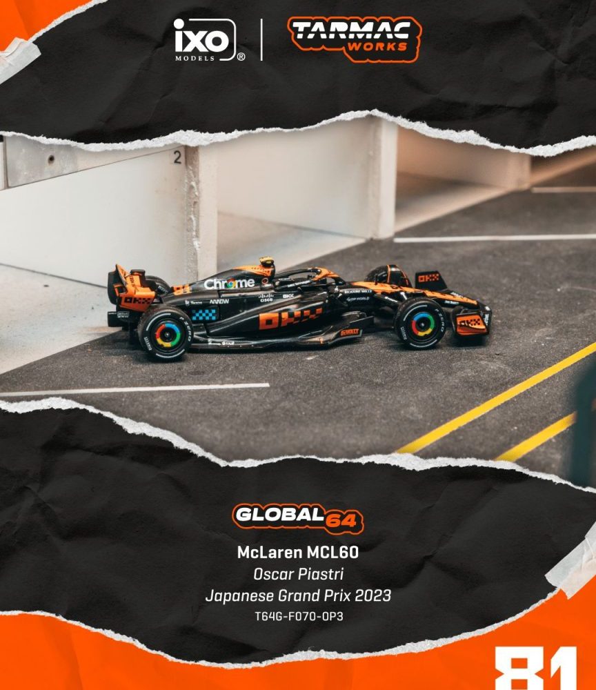 (Pre-Order) McLaren MCL60 Japanese Grand Prix 2023 Oscar Piastri