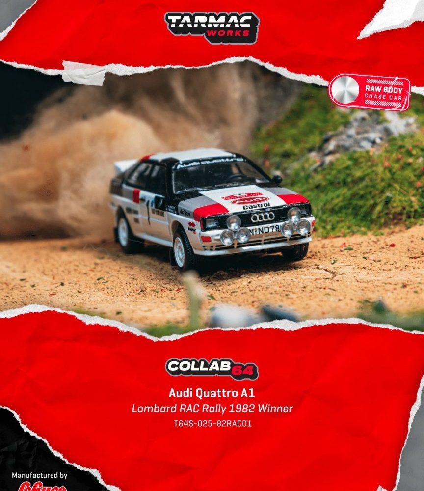 (Pre-Order) Audi Quattro A1 Lombard RAC Rally 1982 #1 Winner