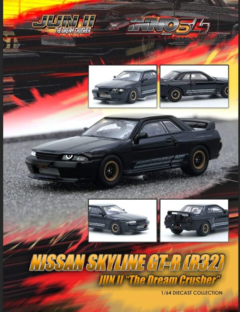 Nissan Skyline GT-R R32 JUN II "World's Fastest Street Legal Skyline" - IN64-R32-JUNII